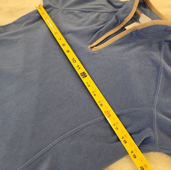 The North Face Blue Pullover Fleece 1/4 Zip Women's Size Medium - Picture 3 of 5